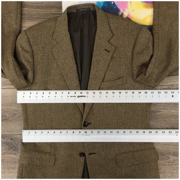 Cerruti 1881 Men's Brown Blazer - Picture 7 of 8